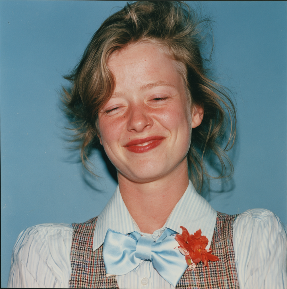 Illustration of an office worker at a Christmas party with a pained smile